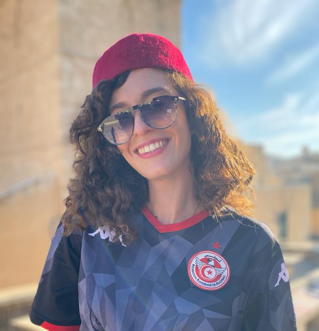 شاشية تونسية صوفية حمراء