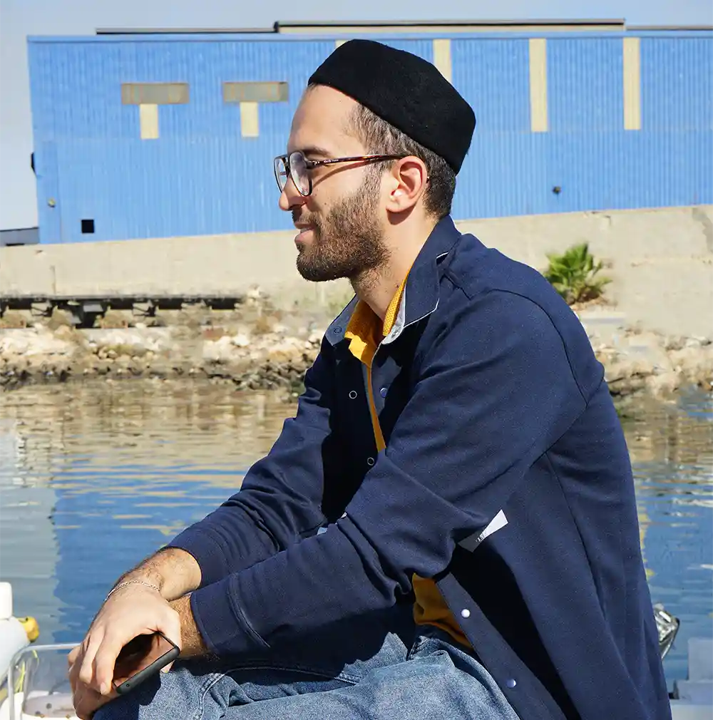 شاشية تونسية صوفية سوداء