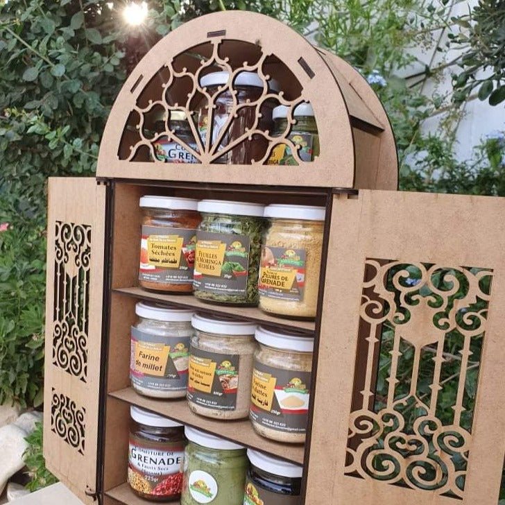 Coffret "Les délices de l'oasis" - artisanat Tunisien fait main | ILEYCOM