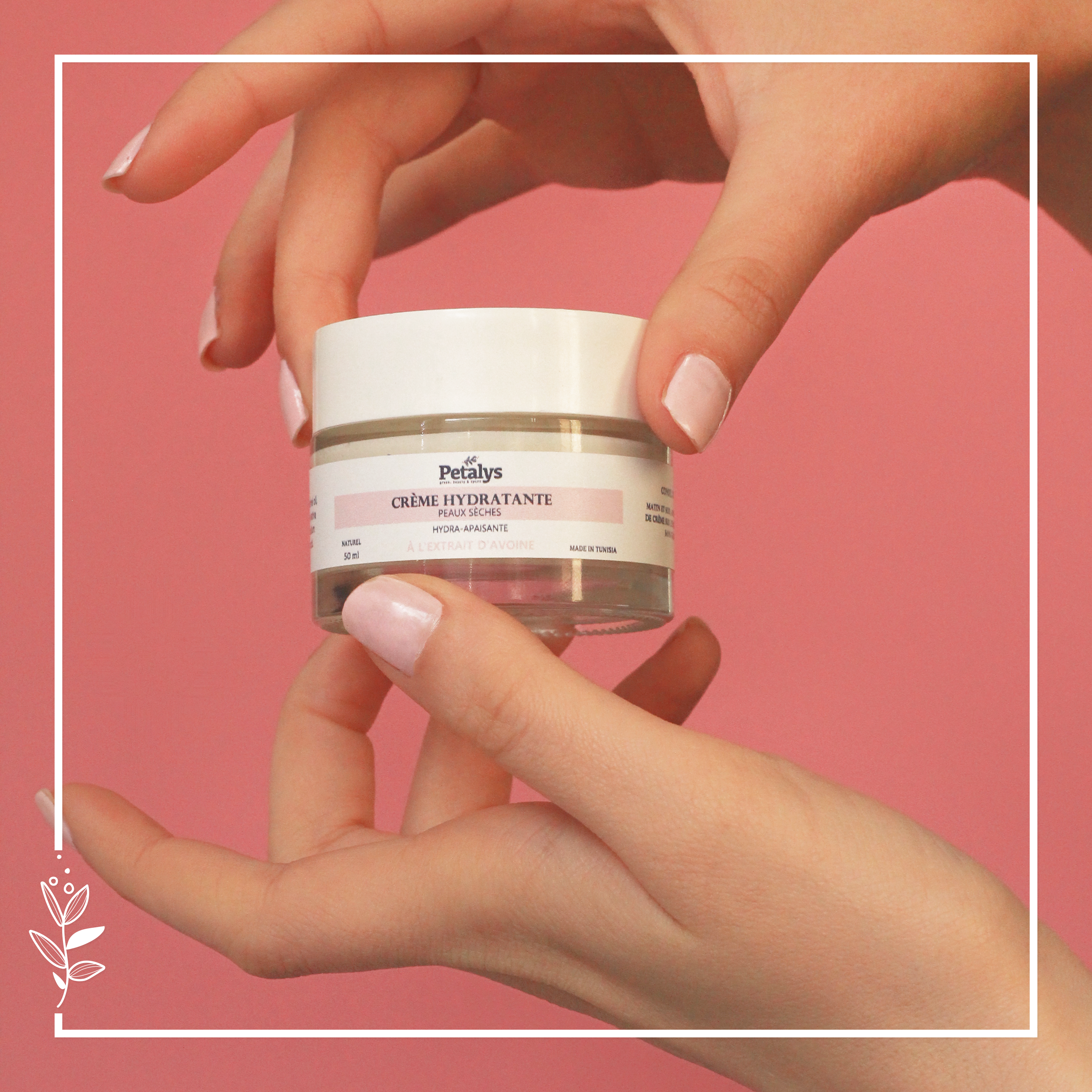 Crème hydra-apaisante à l'avoine - artisanat Tunisien fait main | ILEYCOM