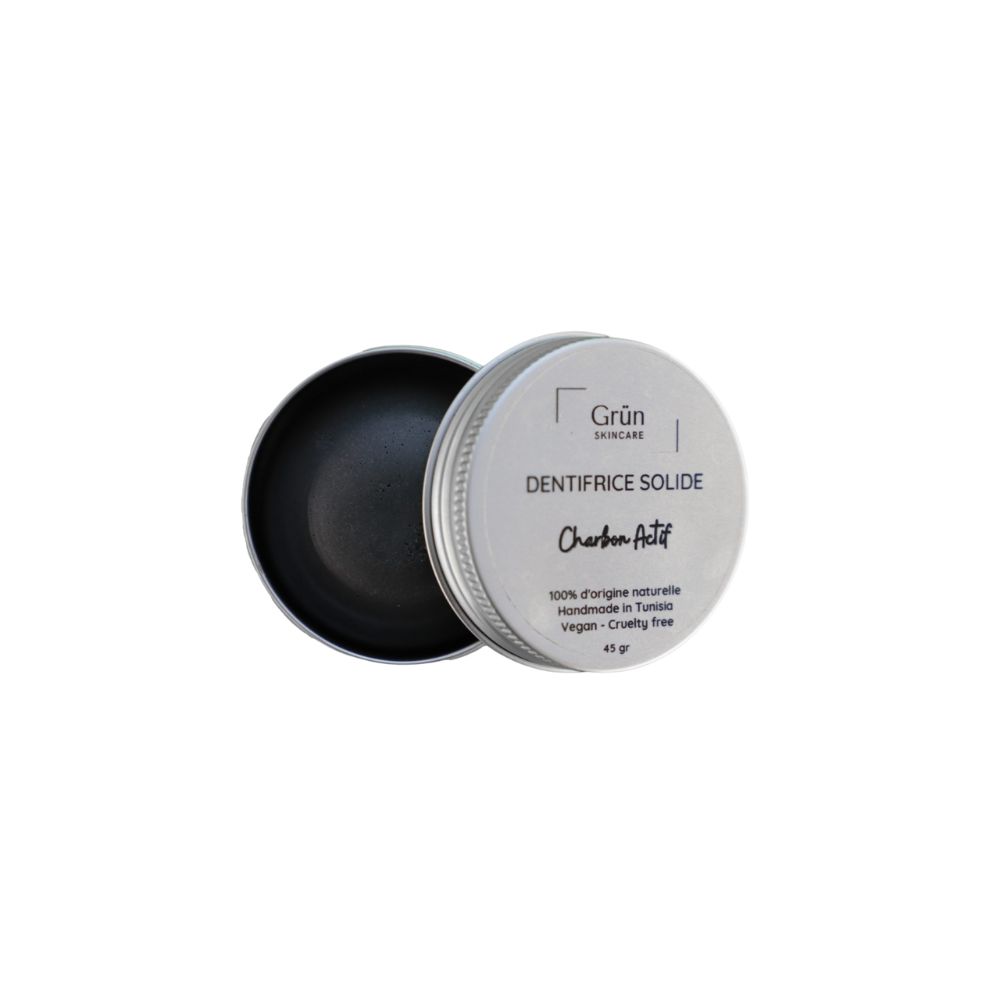 Dentifrice Solide Charbon Actif Cruelty free - 30 gr - artisanat Tunisien fait main | ILEYCOM