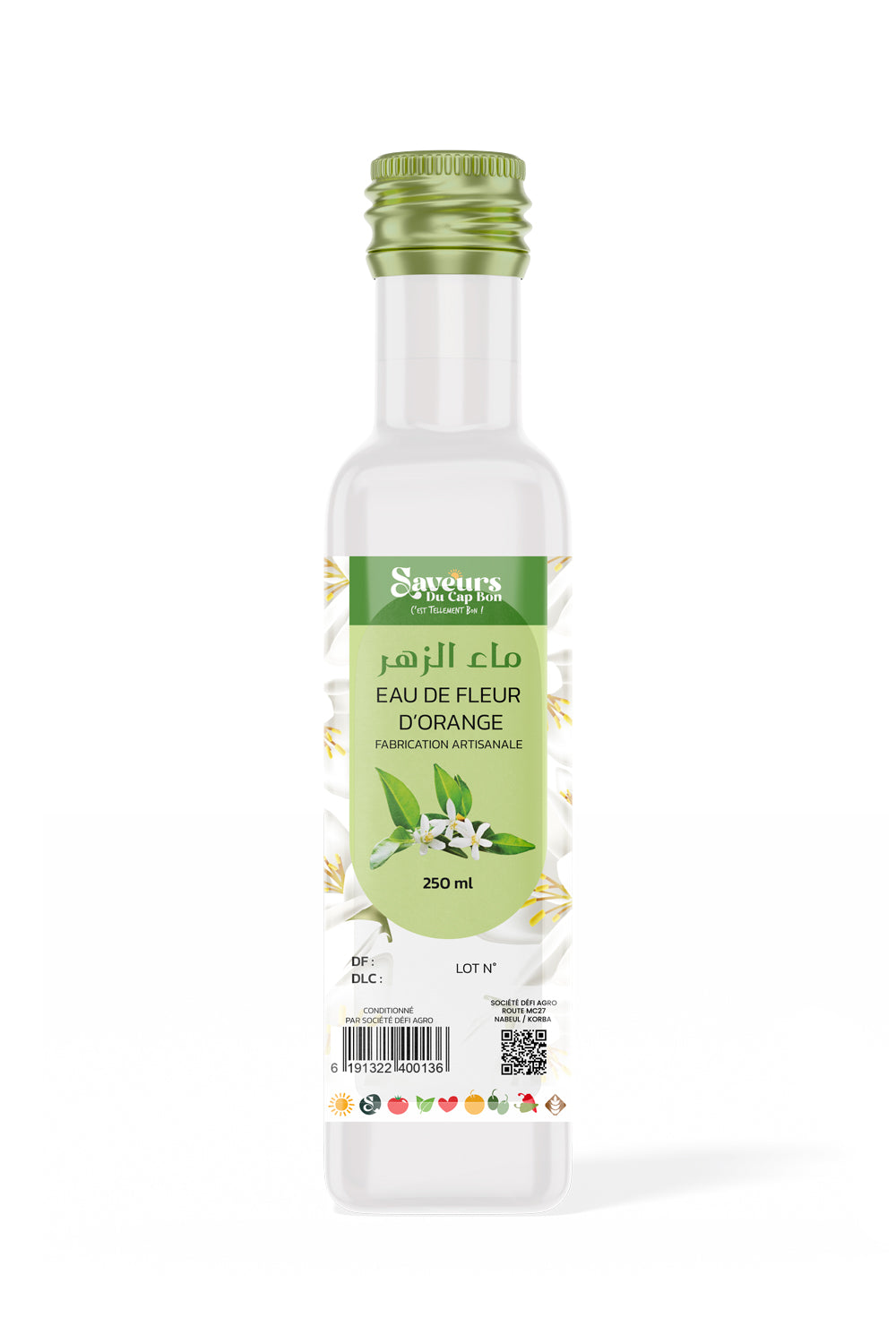Traditionally distilled orange blossom water – ماء الزهر