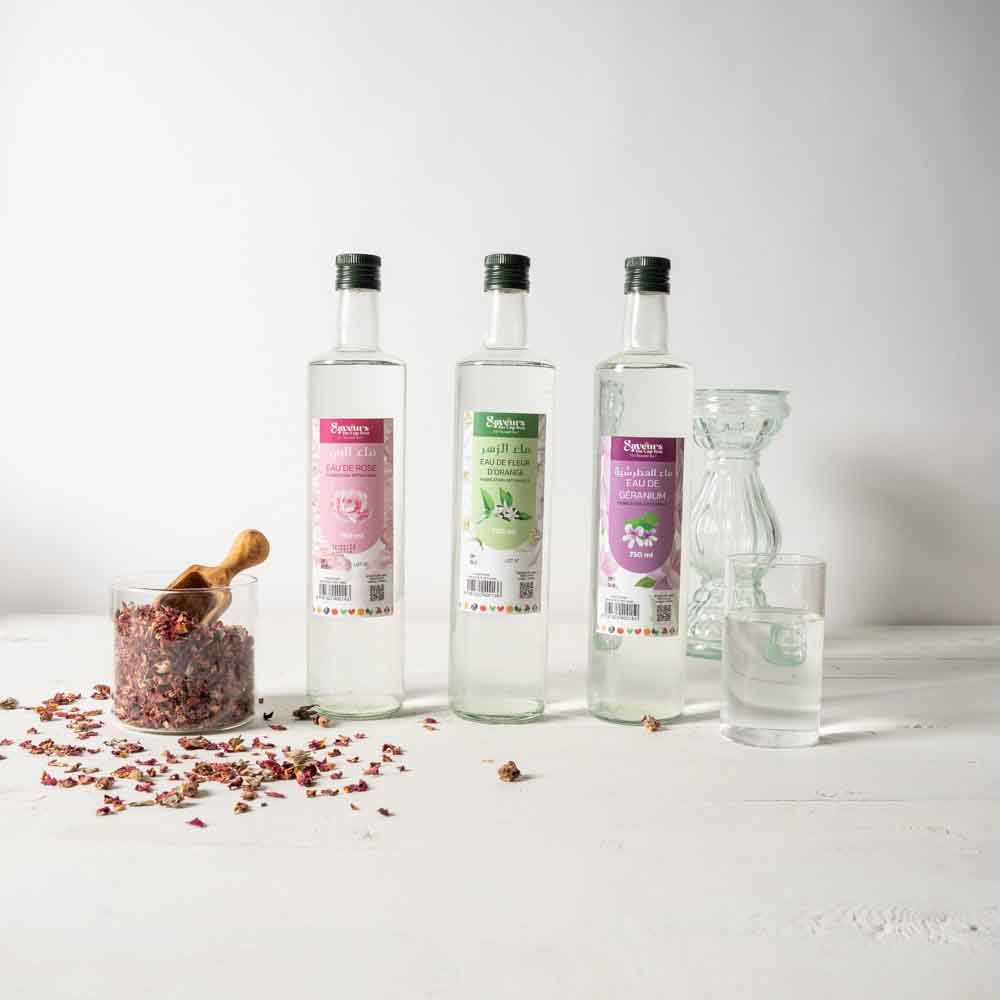 Traditionally distilled orange blossom water – ماء الزهر
