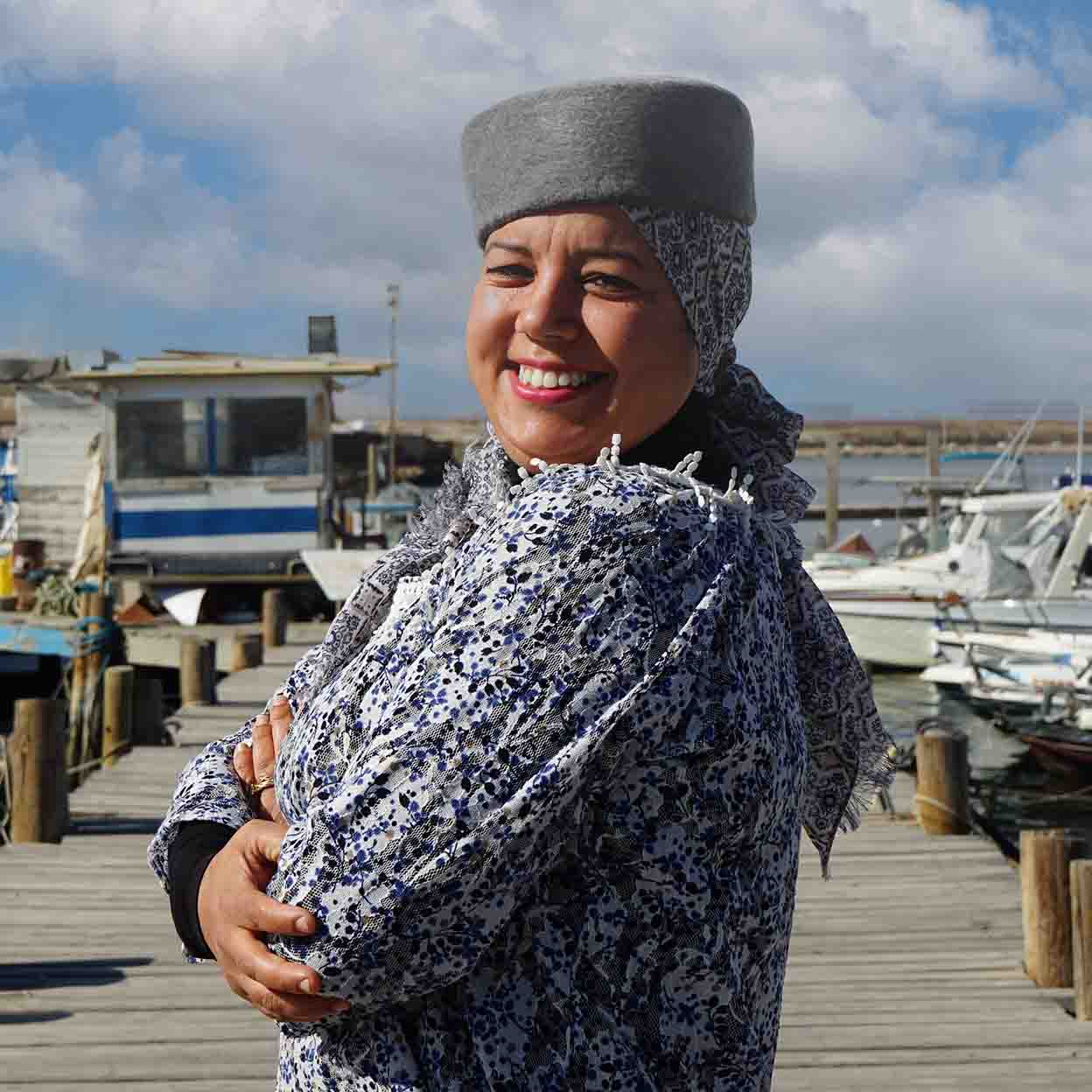 Chechia Tunisienne Grise En Laine