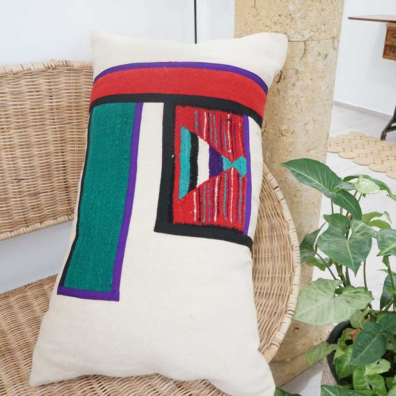 Housse de coussin durable, Housse de coussin motif berbère, Housse de coussin tu - artisanat Tunisien fait main | ILEYCOM