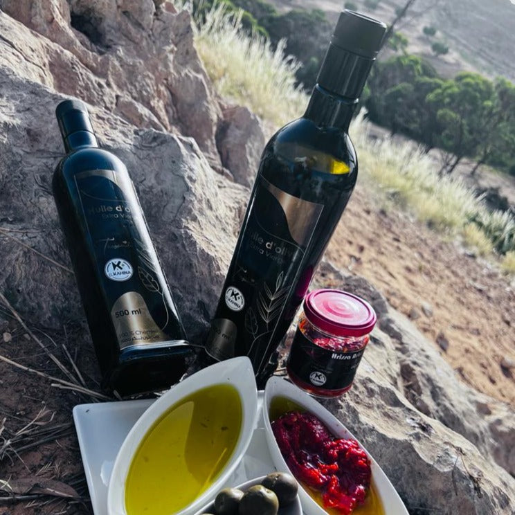 Huile d'olive vierge extra équitable - artisanat Tunisien fait main | ILEYCOM