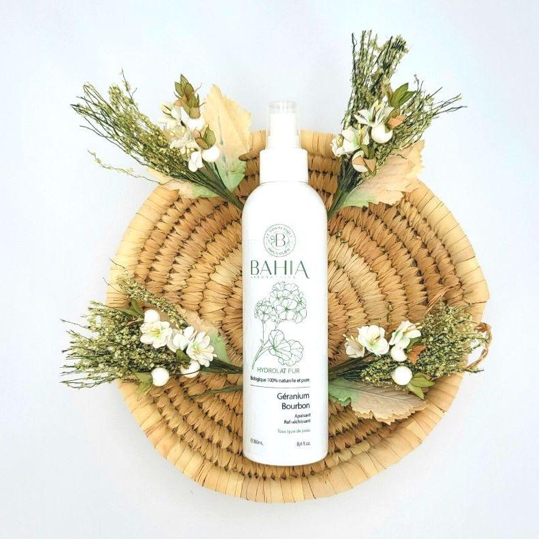Hydrolat de géranium bourbon 250ml - artisanat Tunisien fait main | ILEYCOM