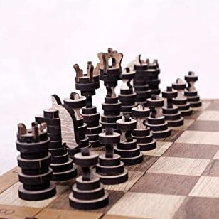 Jeux D’échec En Bois Artistique et pratique - artisanat Tunisien fait main | ILEYCOM