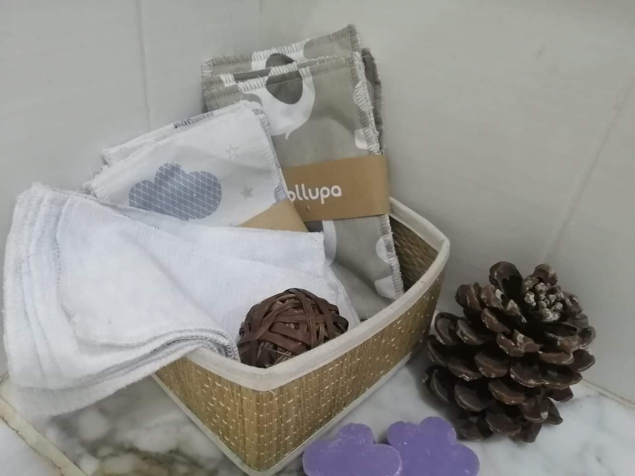 Lingettes bébé - artisanat Tunisien fait main | ILEYCOM