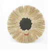 Raw halfa wall mirror Handmade mirror, Handmade halfa mirror, Modern mirror with circles