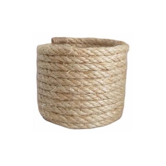 Panier rond de rangement – en sisal – Petit format - artisanat Tunisien fait main | ILEYCOM