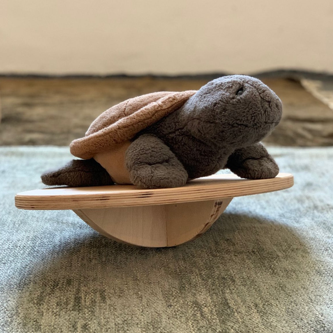 Planche d'équilibre en bois - artisanat Tunisien fait main | ILEYCOM