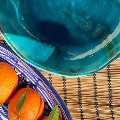 Gaya handmade ceramic soup plate