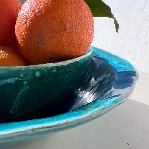 Gaya handmade ceramic soup plate