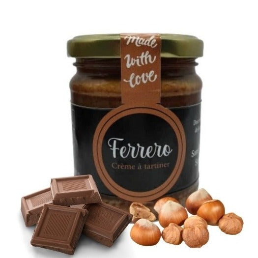 Pâte à tartiner chocolat avec le goût de Ferrero - artisanat Tunisien fait main | ILEYCOM