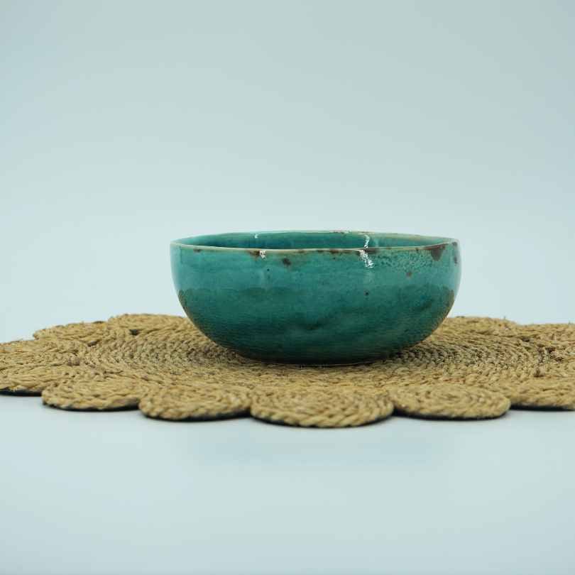 Set de table naturel en Hafla brut, fleurs tressée "Hand Made" - artisanat Tunisien fait main | ILEYCOM