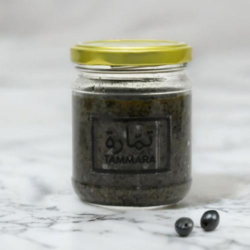 Tapenade d'Olives Noires, anchois et capres - artisanat Tunisien fait main | ILEYCOM