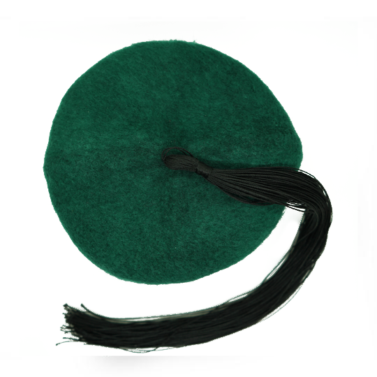 Chéchia Tunisienne Verte Avec Pompon En Laine