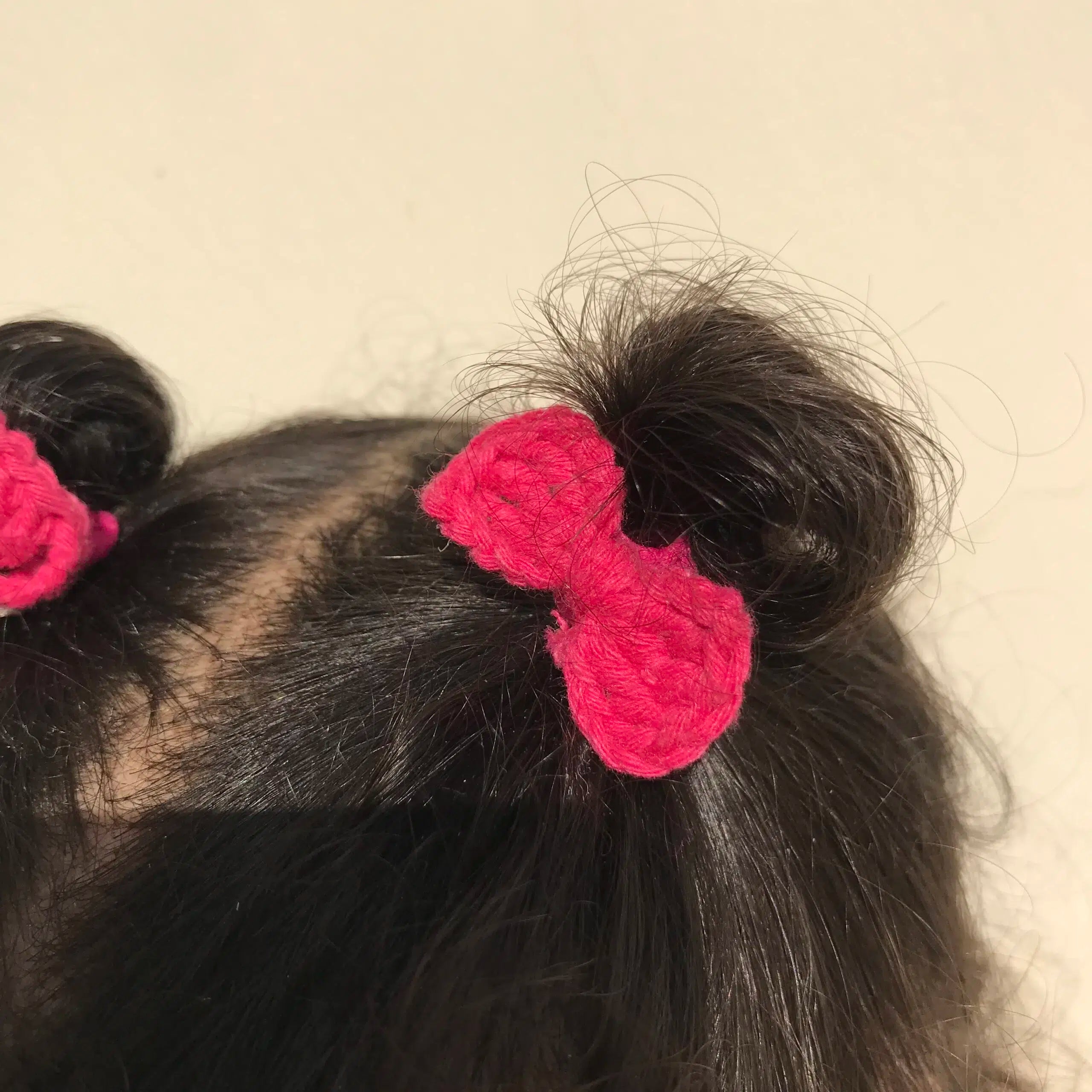 Chouchou de cheveux en crochet faits main