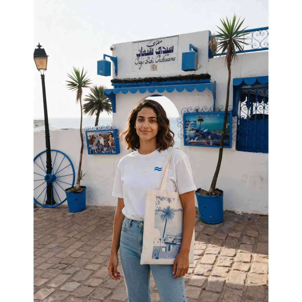 tote bag chic Sidi Bou Said pour un style unique et tendance