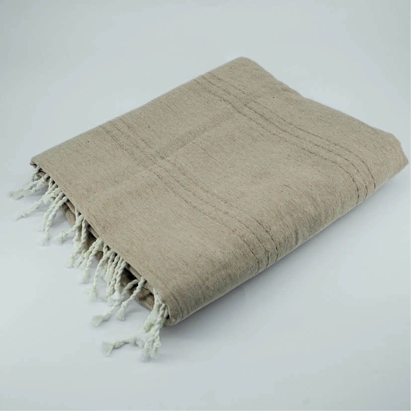 Jeté jacquard de salon en coton recyclé