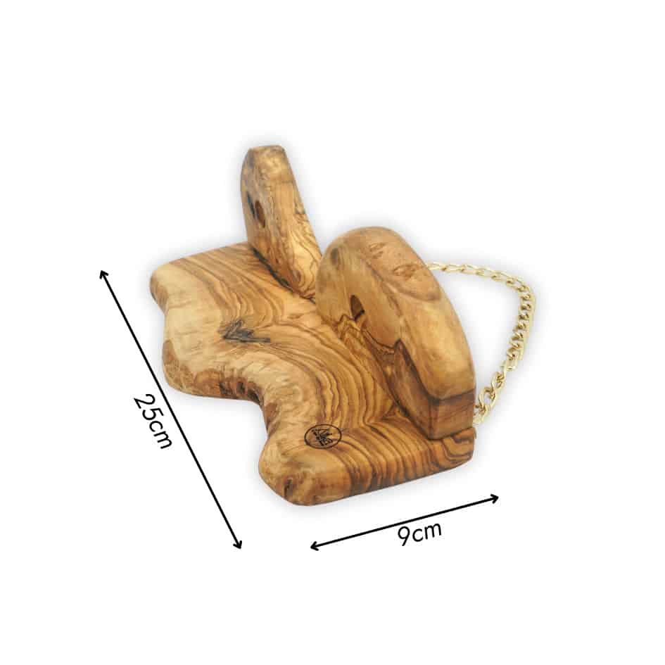 Station de Propagation en Bois d'Olivier avec Support et Tubes en Verre