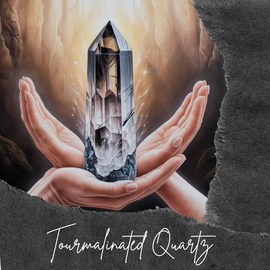 Bracelet en Quartz Rutile Noir - Élégance Bohème et Protection