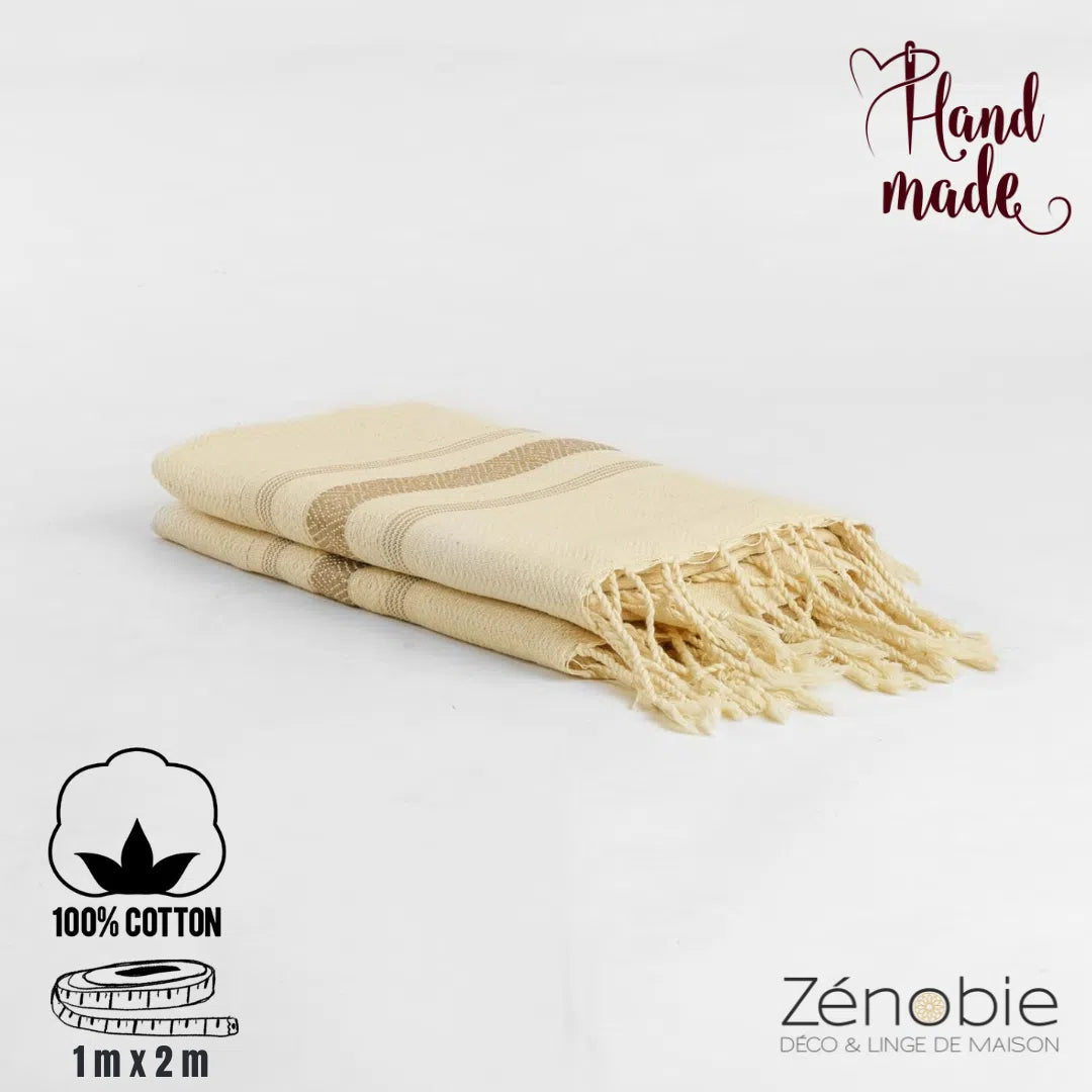 fouta artisanale Portofino élégance naturelle et confort absolu