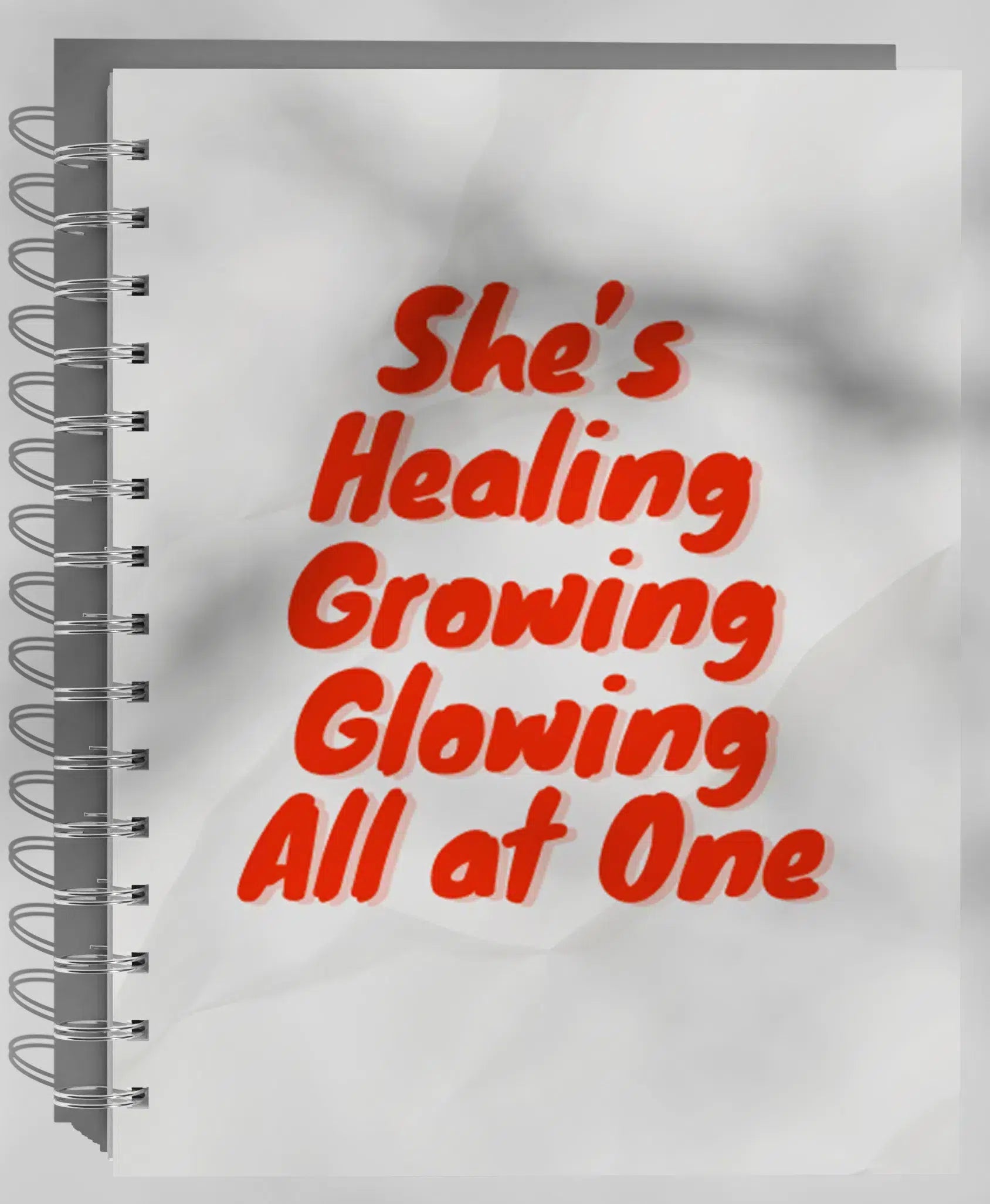 Carnet Spirale 'I'm So Fancy' - Élégance Lavande et Rouge