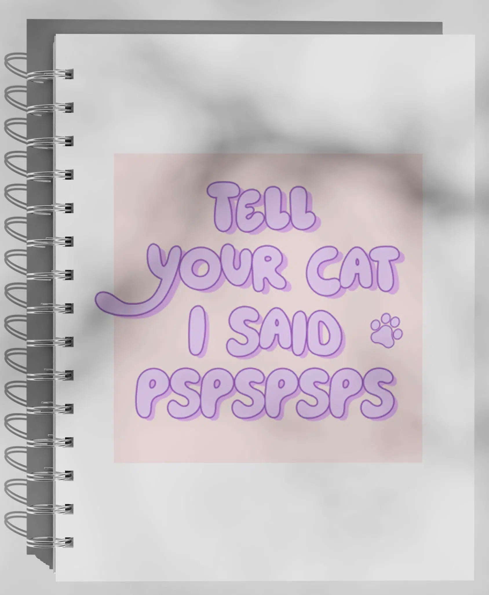 Carnet A5 Cat Mom - Couverture Rigide Pastel Lilas