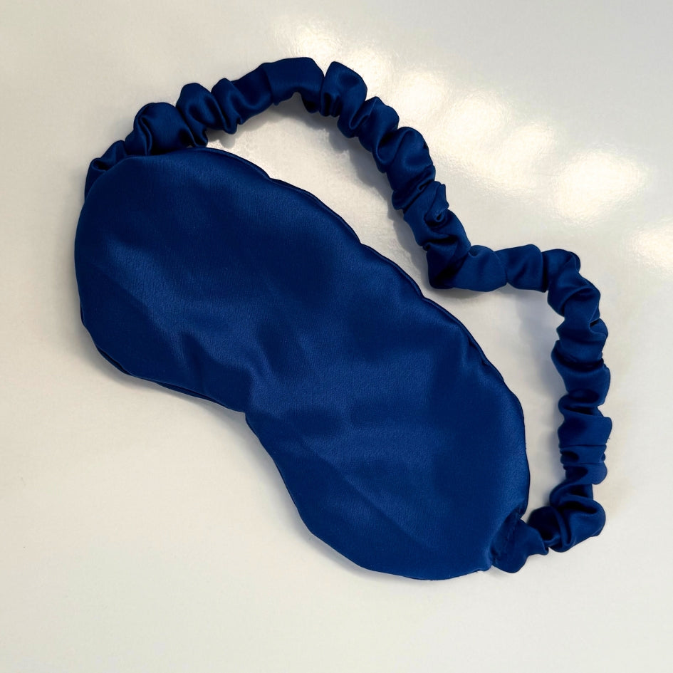 Ensemble Nuit Satin Bleu - Élegance Anti-Frisottis