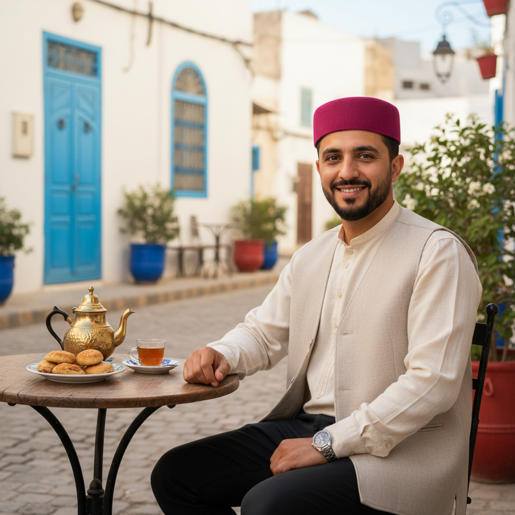 Chéchia Tunisienne en Laine Magenta - Élégance et Confort Artisanaux