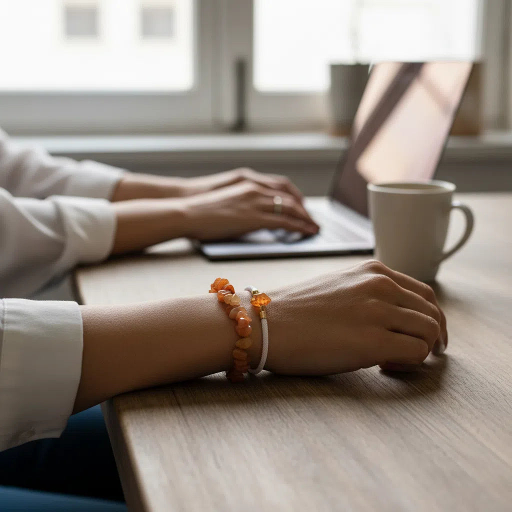 Lot de Bracelets Cornaline Énergie et Élégance Boho Chic