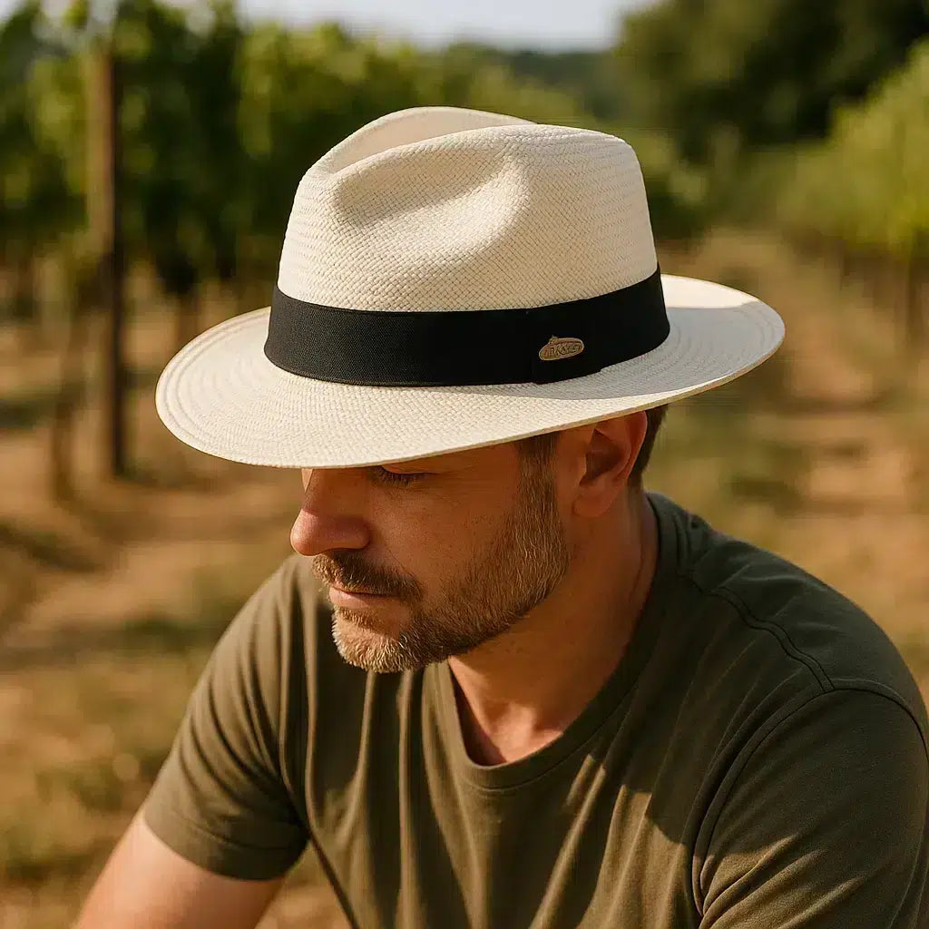 Chapeau Panama Borsalino Ruban