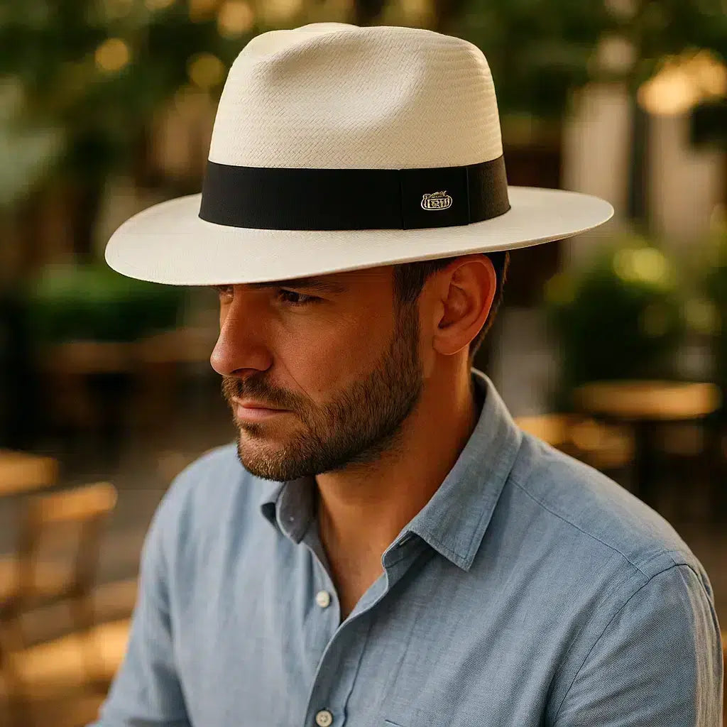 Chapeau Panama Borsalino Ruban