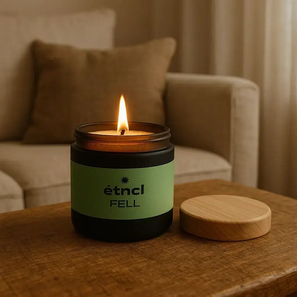 Bougie parfumée artisanale Fell 100 ml pour une ambiance nostalgique