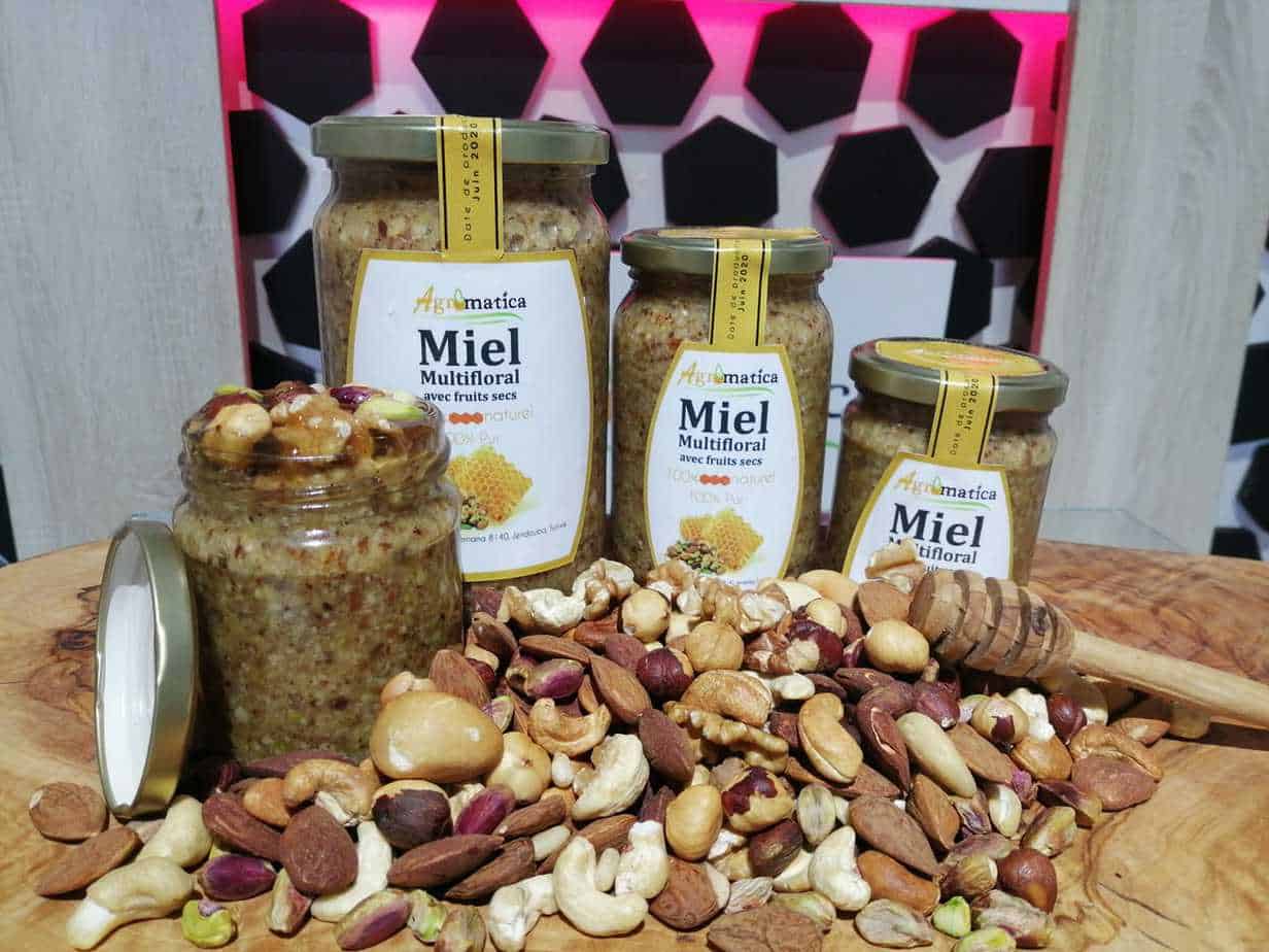 Miel multifloral avec fruits secs 1Kg
