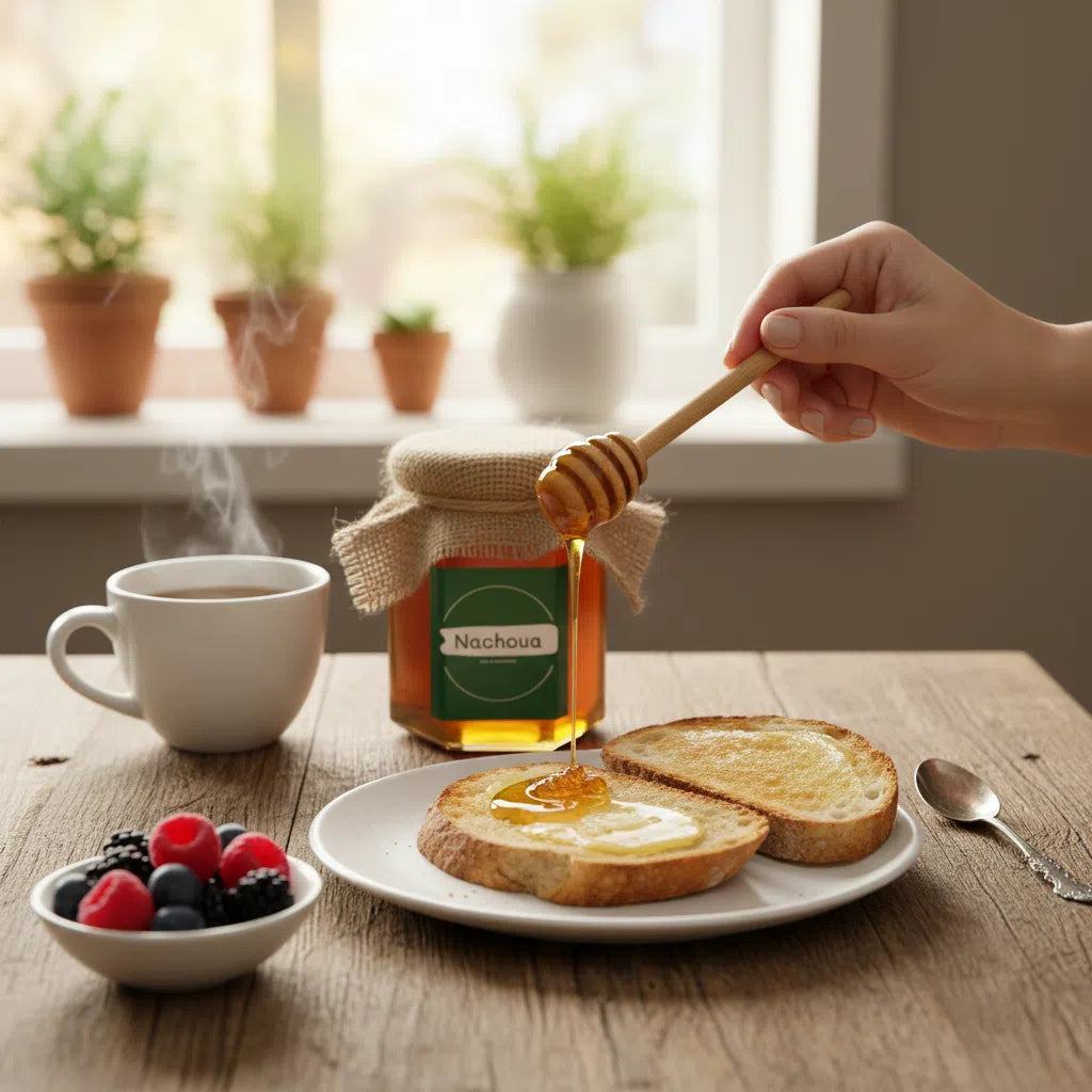 Miel de Montagne Pur - Pot Hexagonal Artisan &amp; Chic
