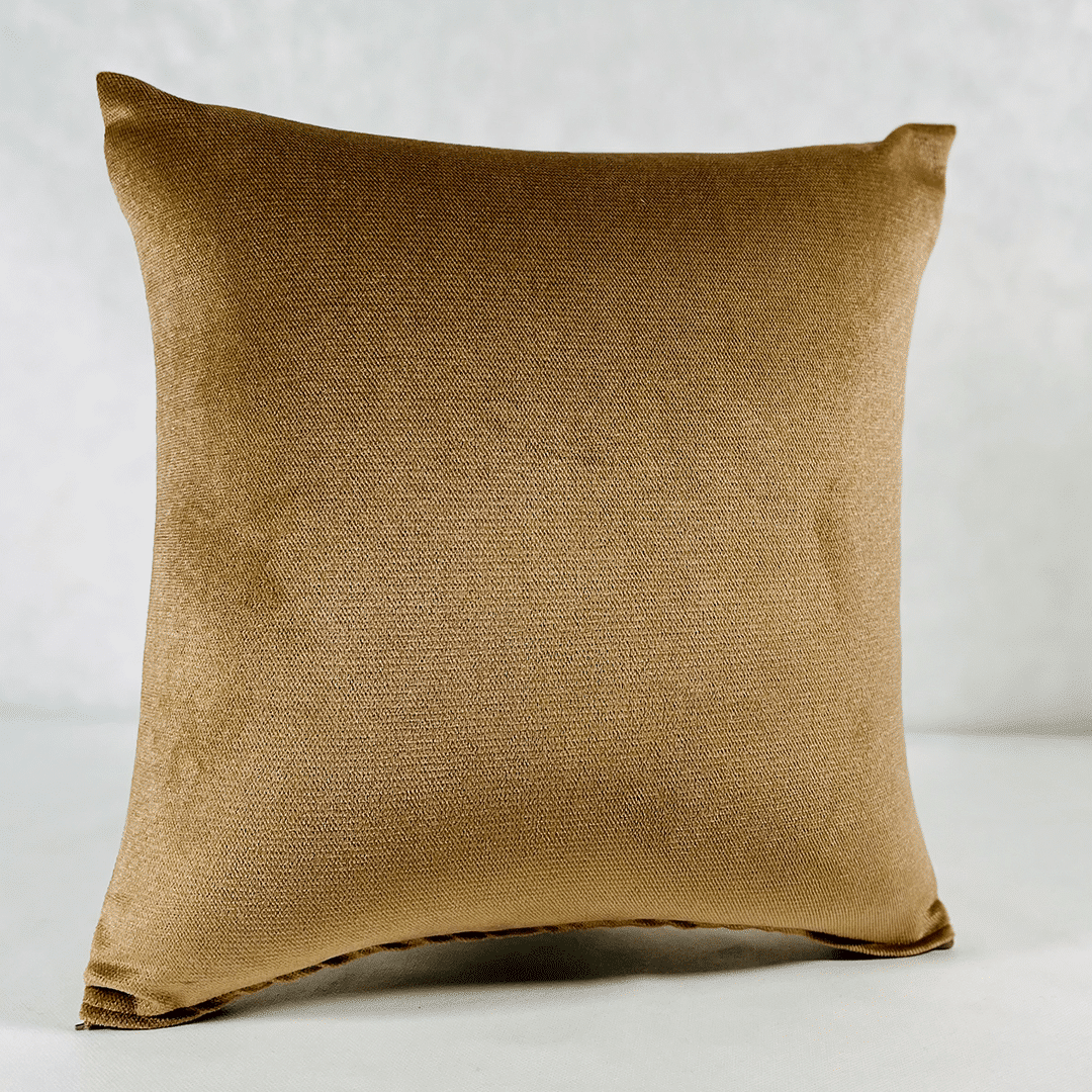 Coussin décoratif 40x40 cm en velours jaguar, élégance garantie