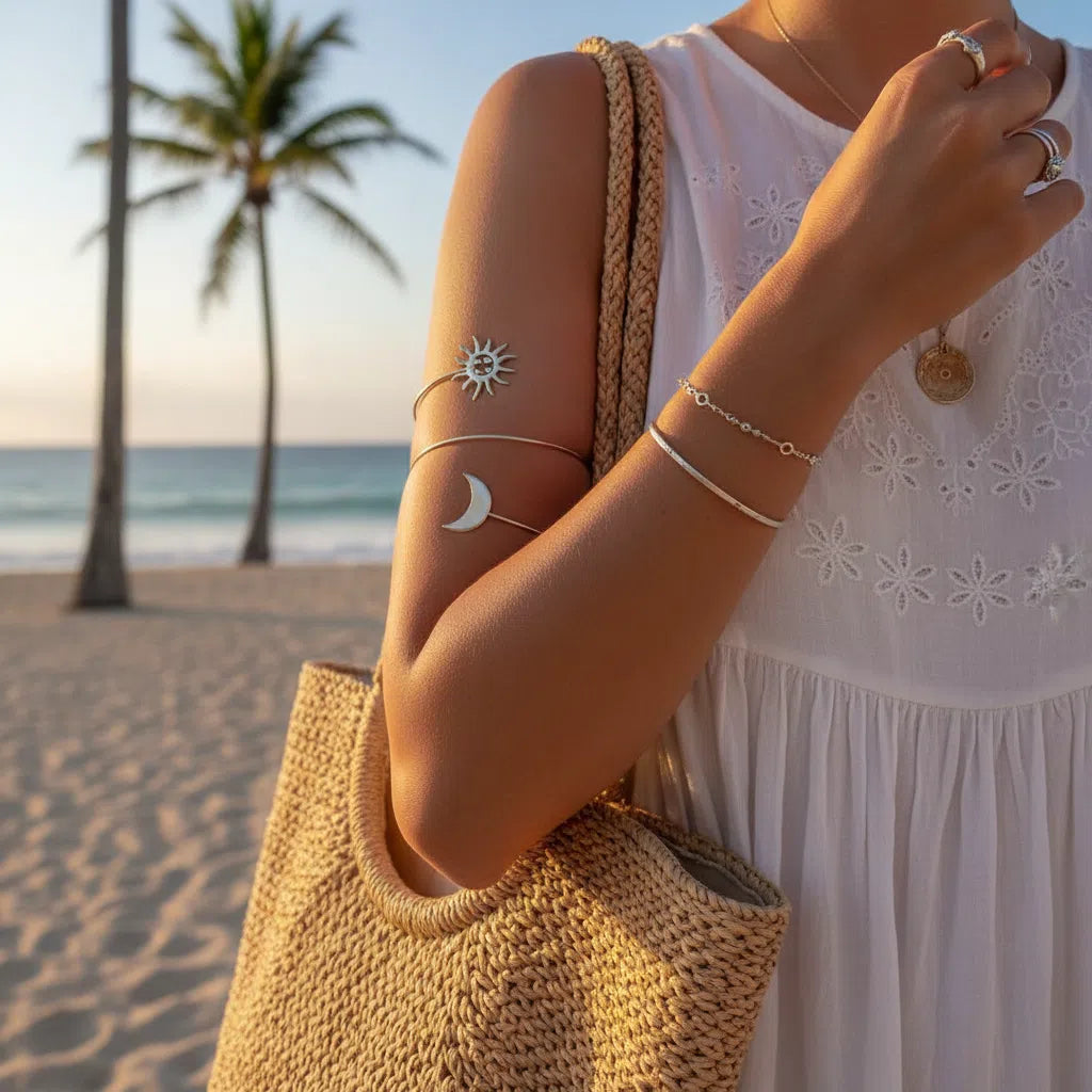 Manchette Cuff Soleil & Lune