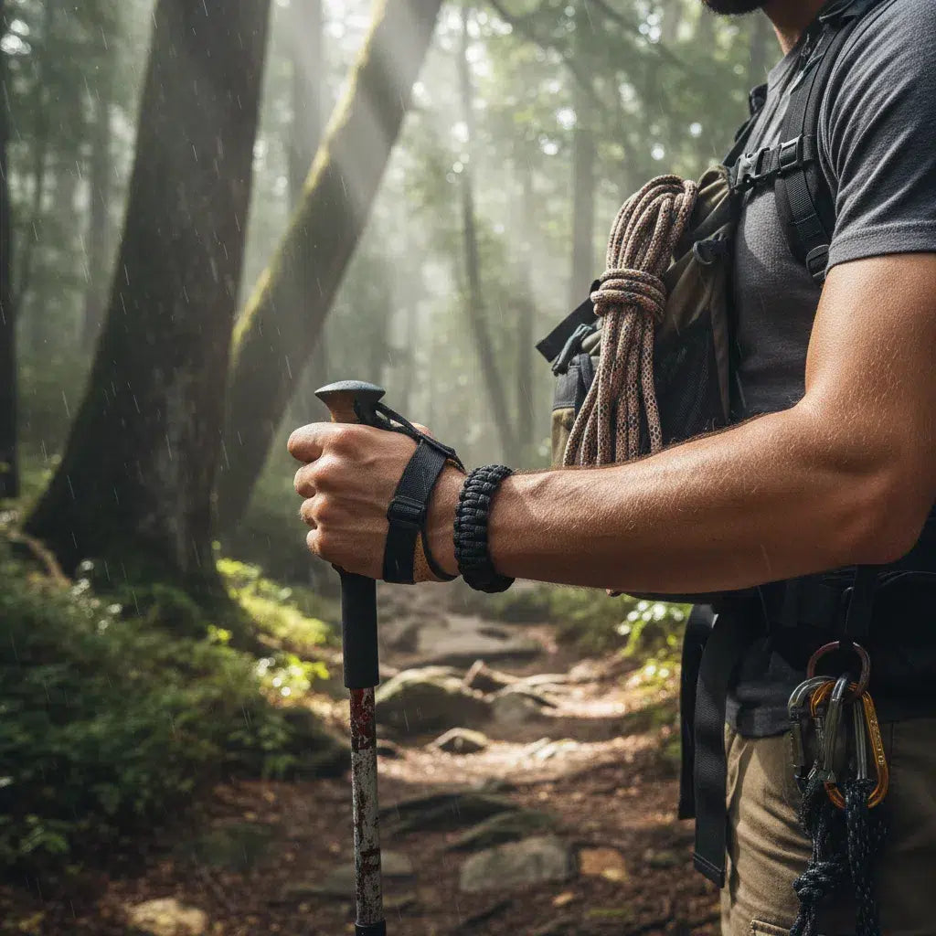 Bracelet paracorde robuste pour aventuriers