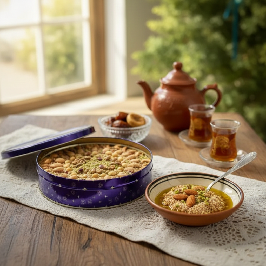 Mélange Gourmet de Noix dans Boîte Royale - Élégance et Raffinement