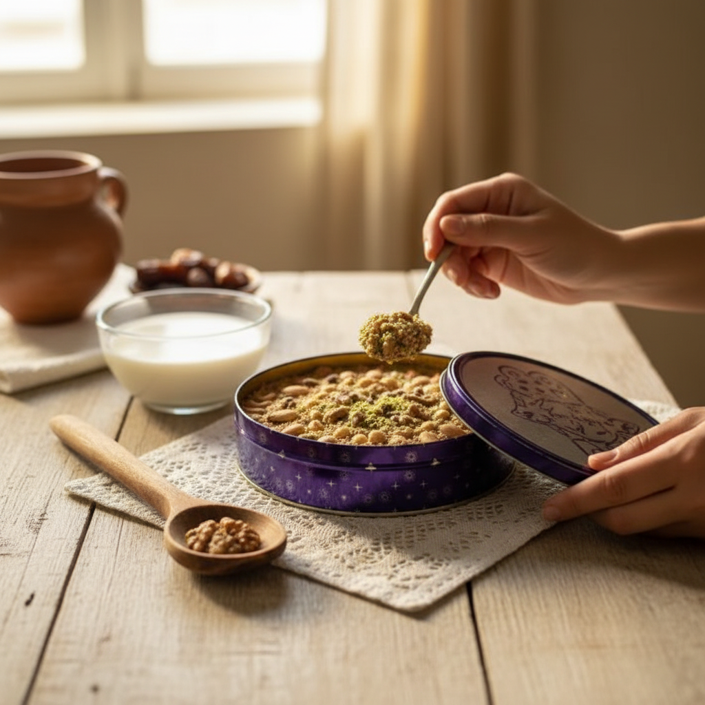 Mélange Gourmet de Noix dans Boîte Royale - Élégance et Raffinement