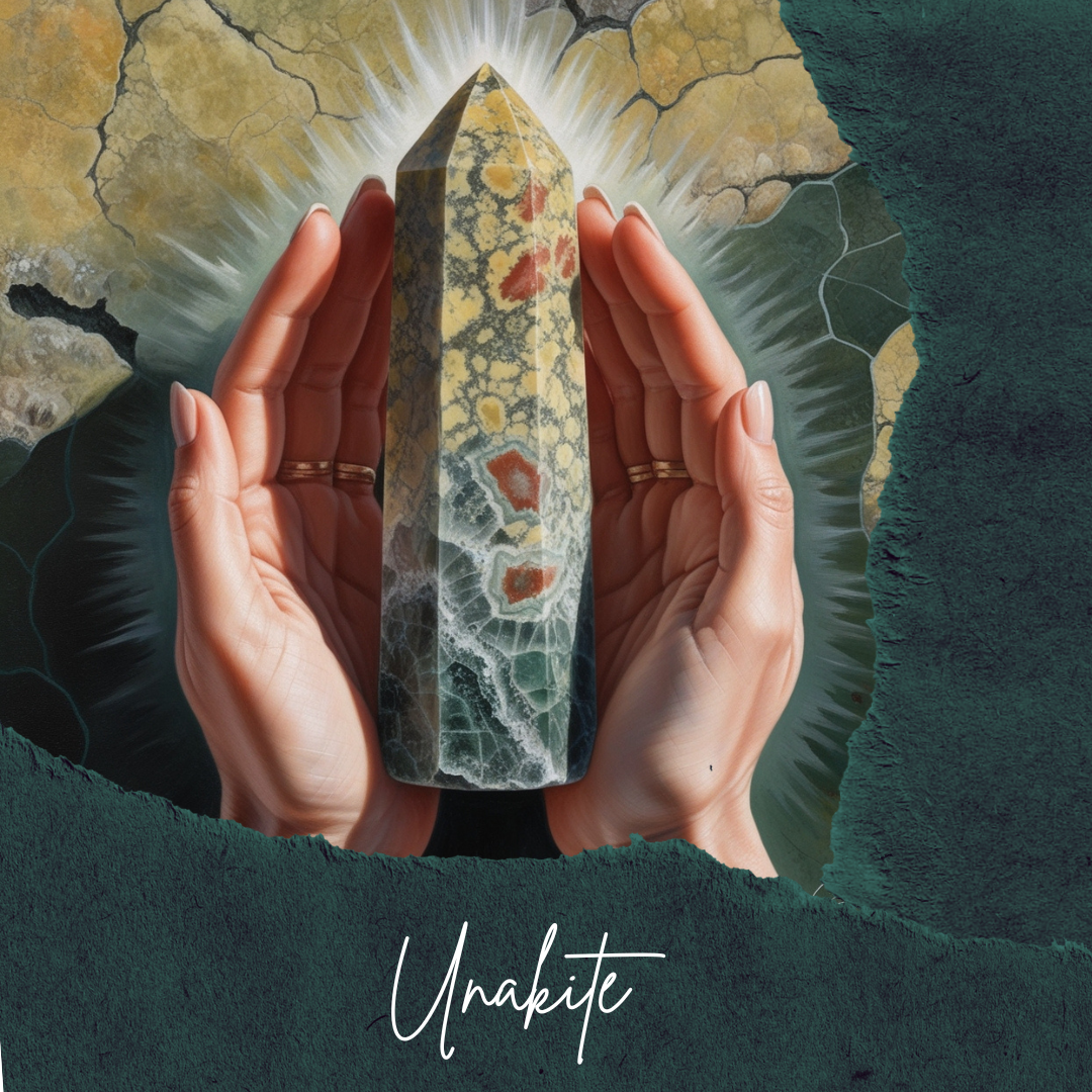 Bracelet Cordon Orange avec Unakite Artisanale - Équilibre Émotionnel