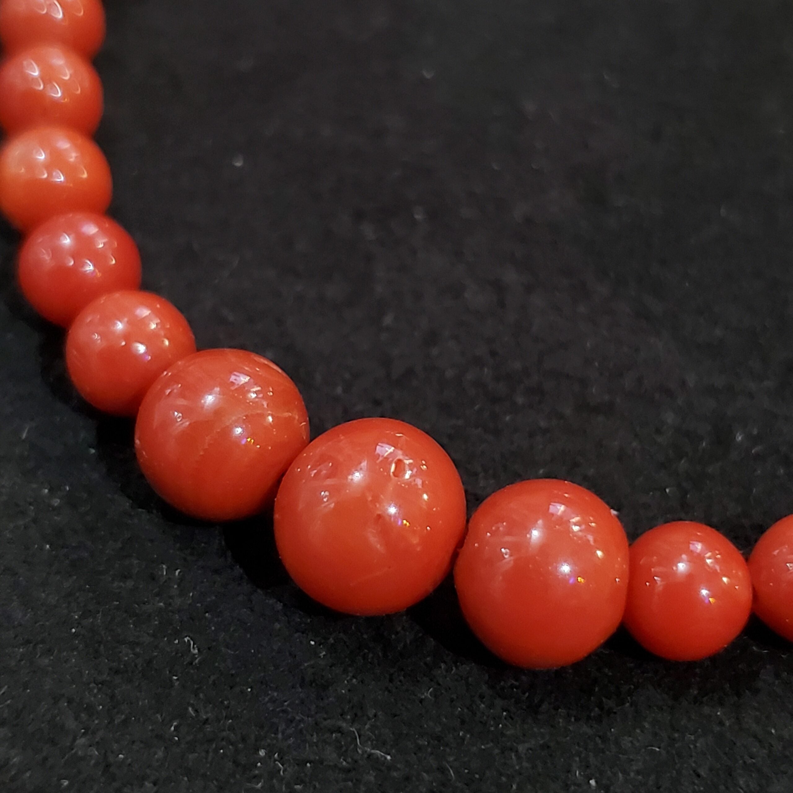 Collier argent 925 avec pendentif corail naturel exclusif