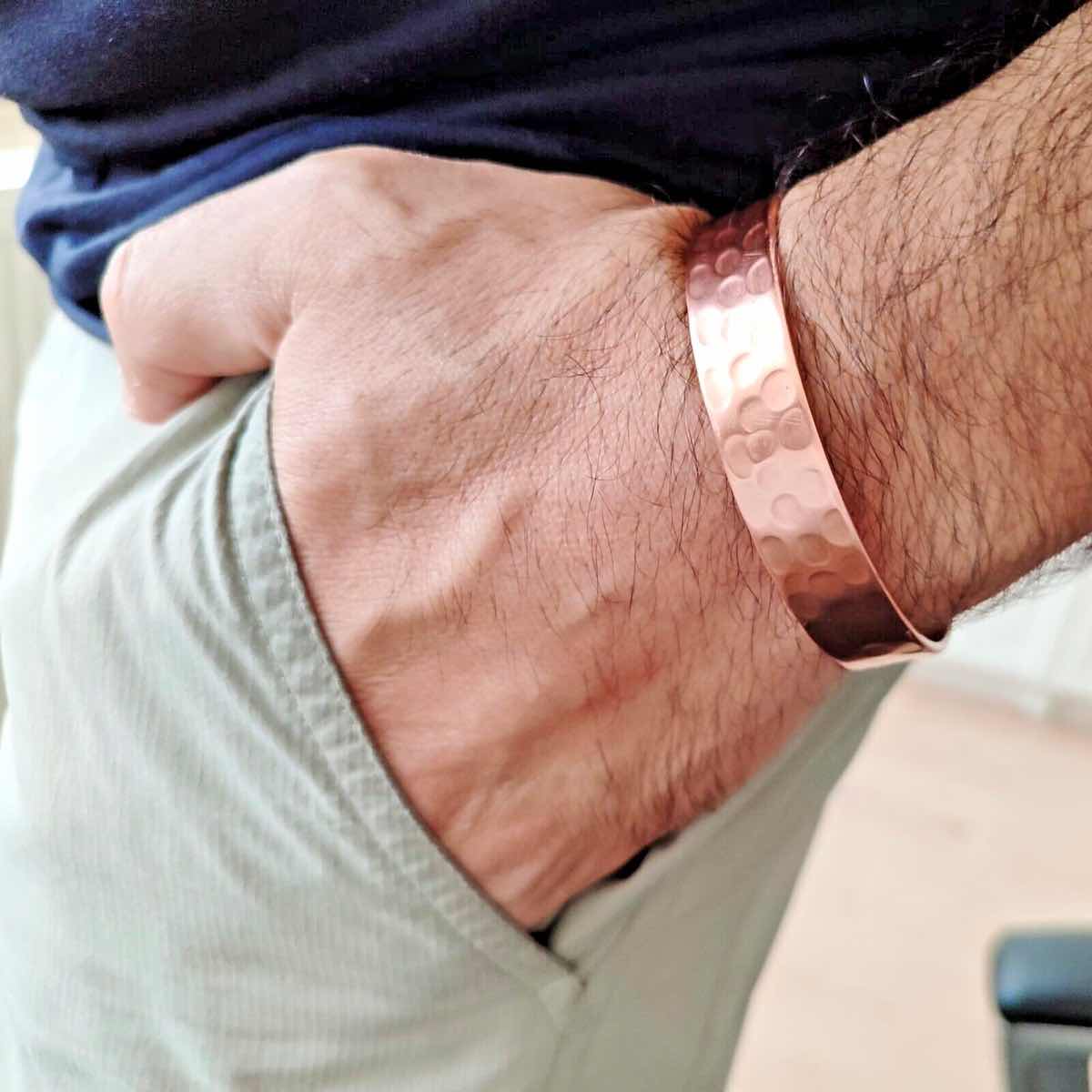 Bracelet cuivre large homme pour une allure élégante et unique