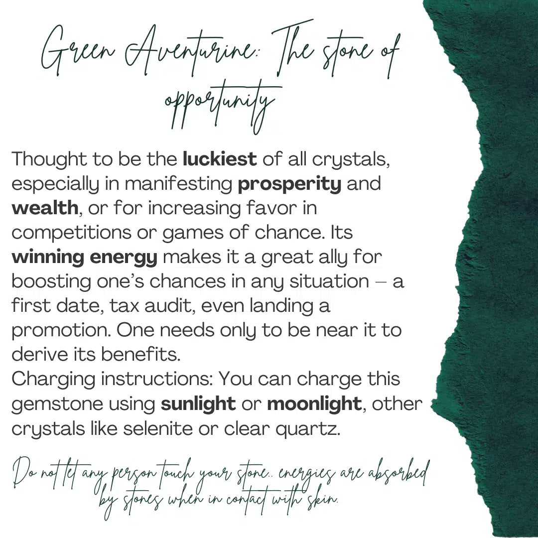 bracelet aventurine chance et élégance en pierres naturelles 6 mm