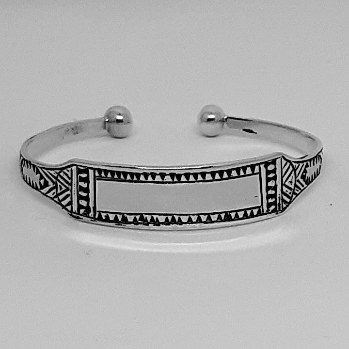 Bracelet Touareg En Argent, bracelet argenté berbère