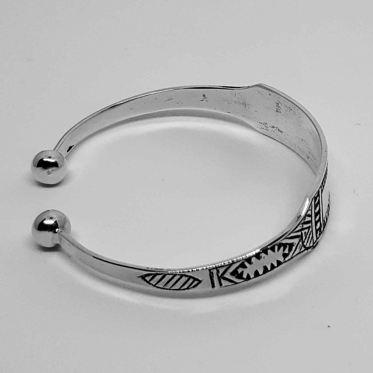 Bracelet Touareg En Argent, bracelet argenté berbère