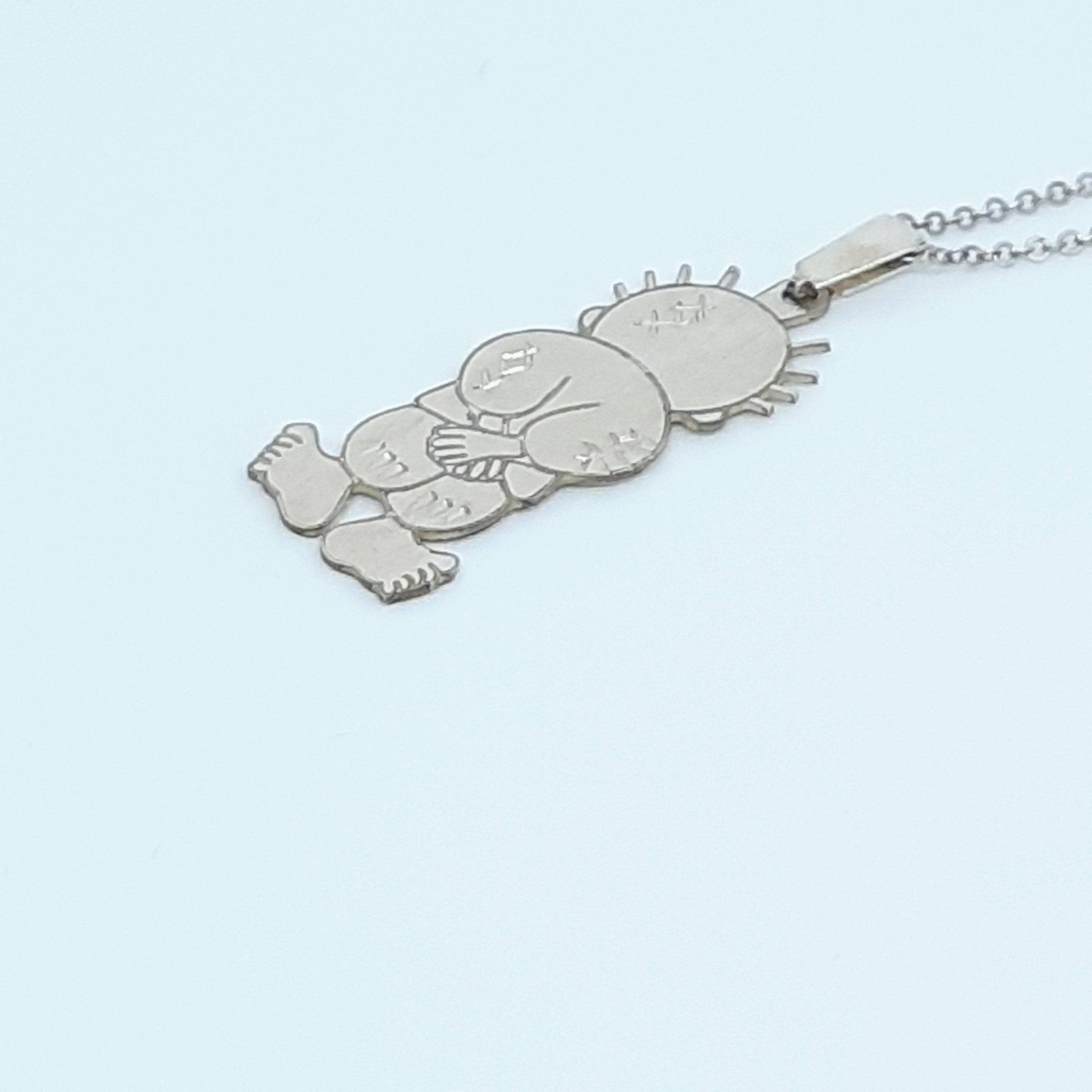 Collier Argent Handala, collier argenté originale